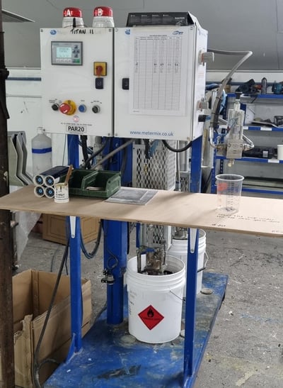 Bulk Dispense of structural acrylic adhesive