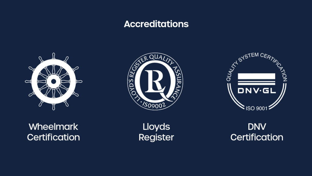Marine adhesives often require accrediations