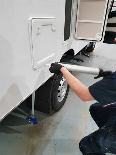 The adhesive on a moving structure will need to be flexible