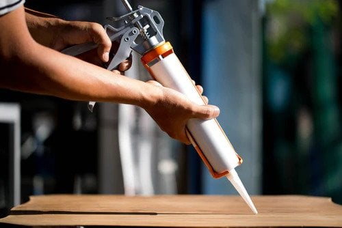 applying silicone to a substrate