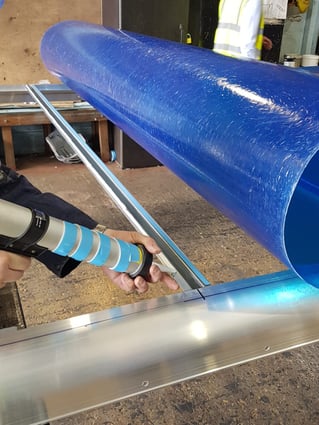 Bonding plastics can expose the adhesive to UV and other harmful characteristics
