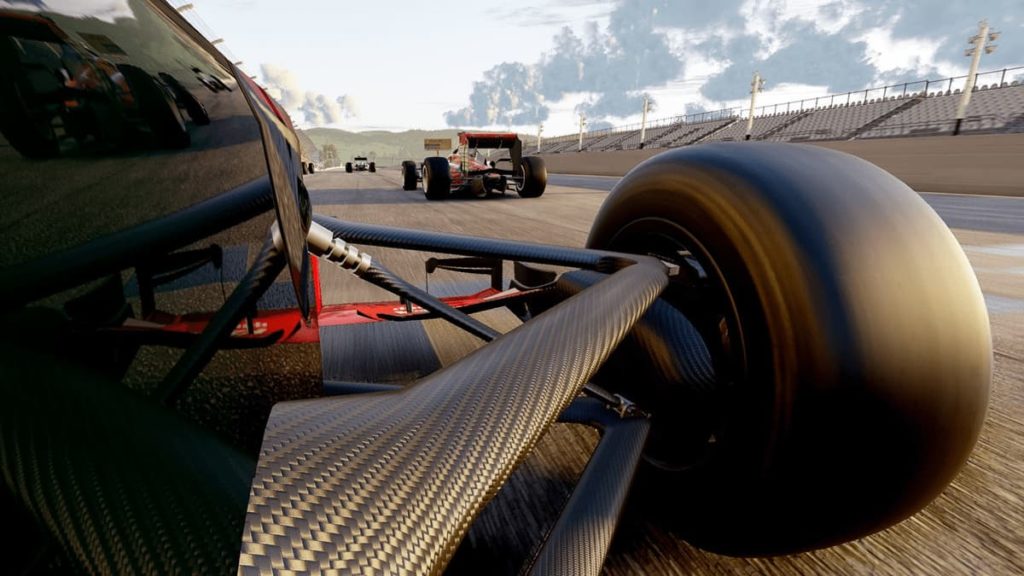 F1 cars use Carbon Fibre composite materials instead of metal