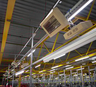 Heater to control the temperature of storage