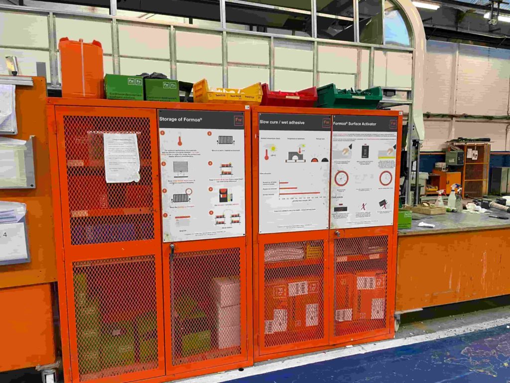 Instruction wallboards will help operators achieve consistent bonds