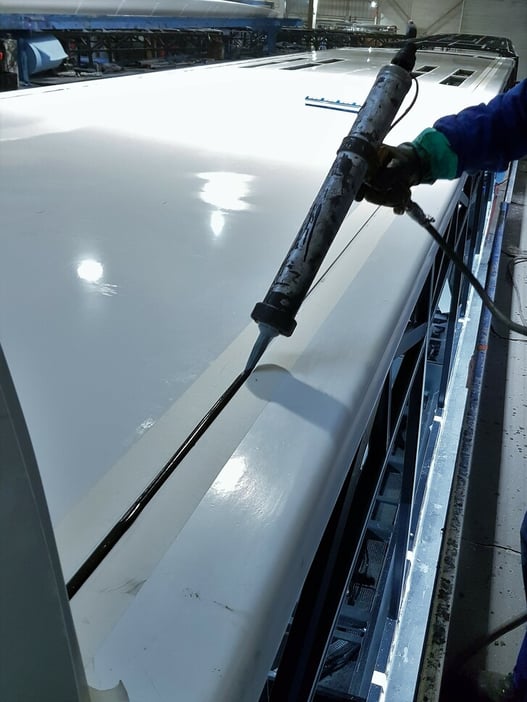 pneumatic adhesive applicator
