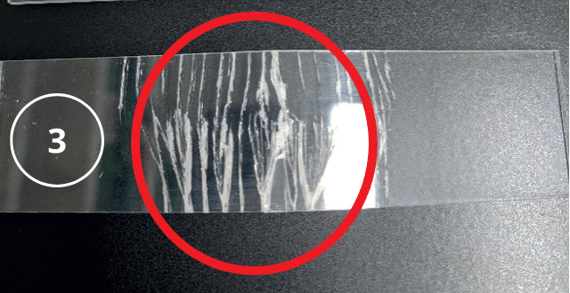 Environmental stress cracking of plastic