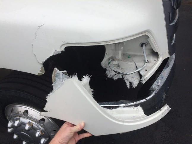 Incorrect fibreglass adhesive causing substrate failure