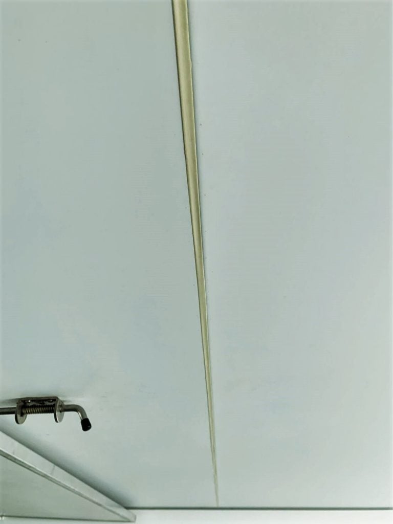 Yellow sealant like silicone