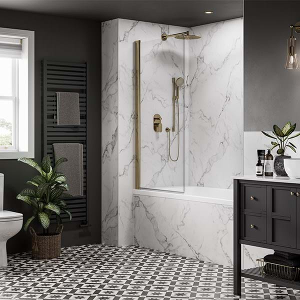 Bonding shower panel