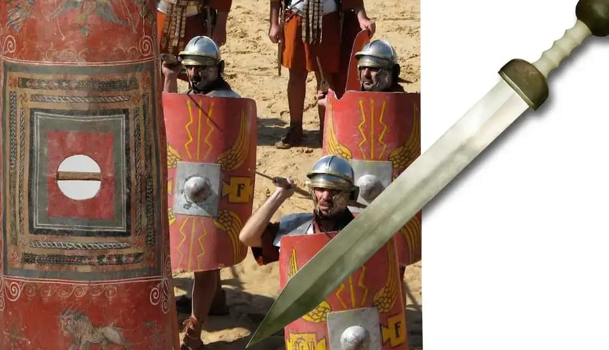 The Romans used adhesives for their weapons
