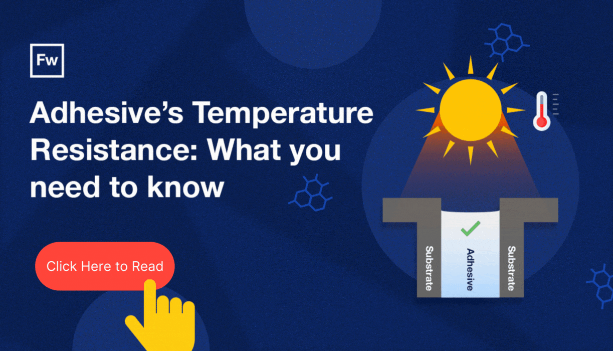 Adhesive's temperature resistance